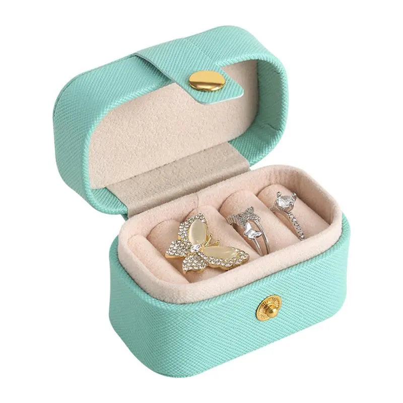 Portable Mini Jewellery Box | Travel Organizer-GREEN-State of Style