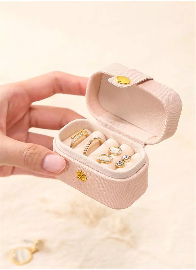Portable Mini Jewellery Box | Travel Organizer-GREEN-State of Style