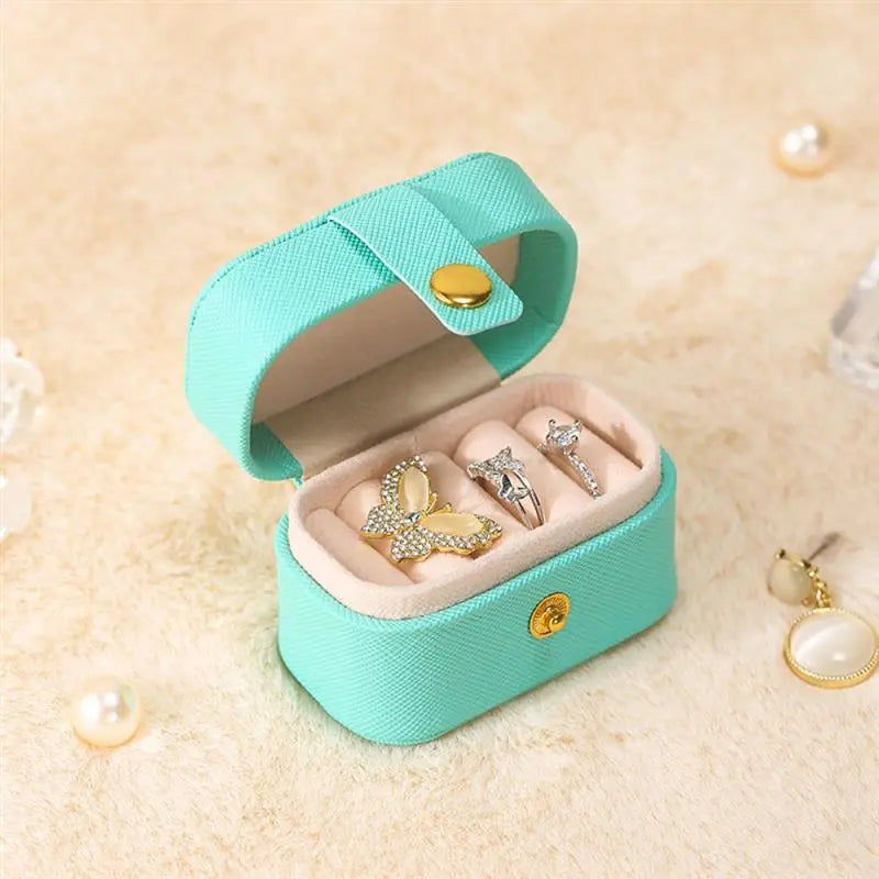 Portable Mini Jewellery Box | Travel Organizer-GREEN-State of Style