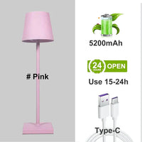 Portable Modern Aluminium Dimmable Table Lamp - LumiNova-Black-State of Style