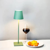 Portable Modern Aluminium Dimmable Table Lamp - LumiNova-Green-State of Style