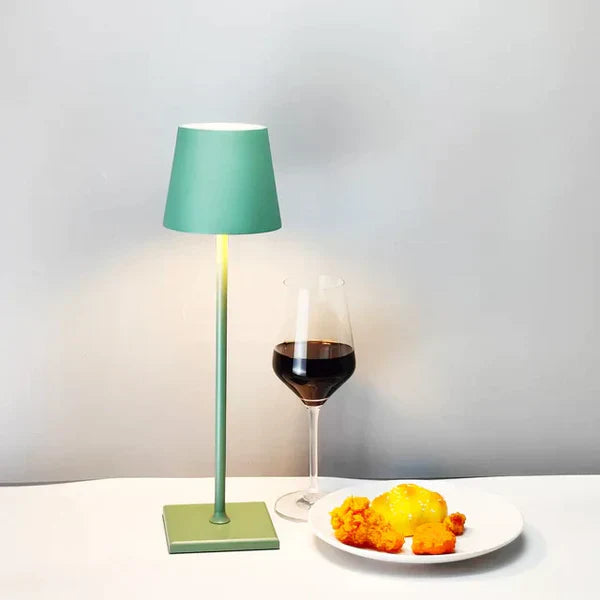 Portable Modern Aluminium Dimmable Table Lamp - LumiNova-Green-State of Style
