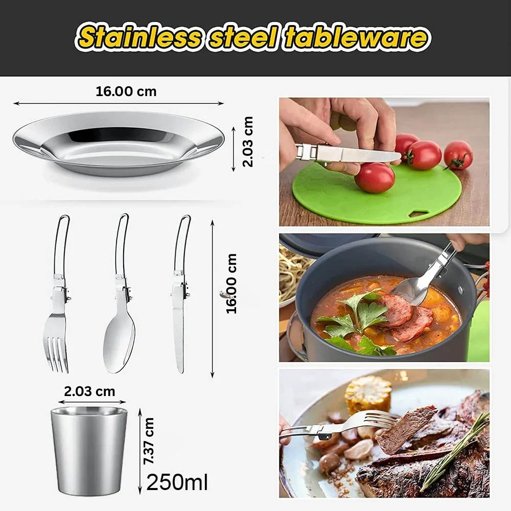 Portable Outdoor Cooking Set - CampEase-A-State of Style
