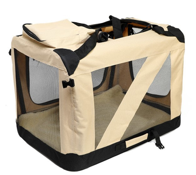 Portable Pet Bed - Nomad Pet Pod-Beige-S 49.50 cm × 34.49 cm × 35.00 cm-State of Style