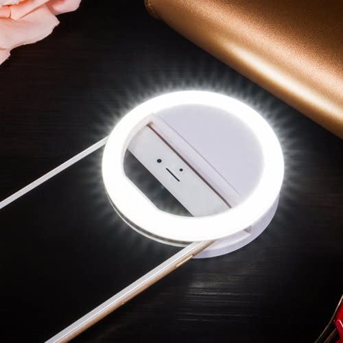 Portable Selfie Ring Light - GlowSnap-White-State of Style