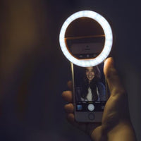 Portable Selfie Ring Light - GlowSnap-White-State of Style