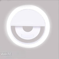 Portable Selfie Ring Light - GlowSnap-White-State of Style