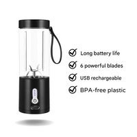 Portable Smoothie Maker with 6 Powerful Blades - BlendEase Pro-Black-State of Style
