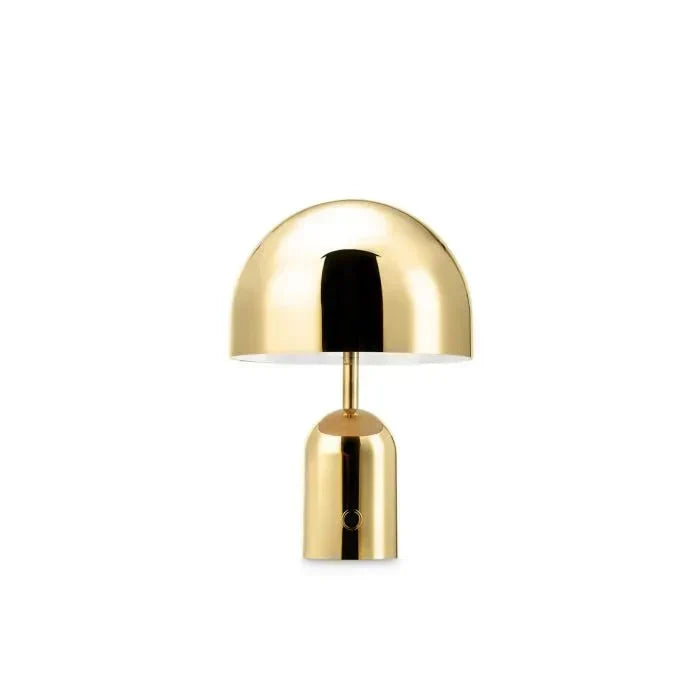 Portable Table Lamp with Chrome Finish - ChromeGlow-Gold-State of Style