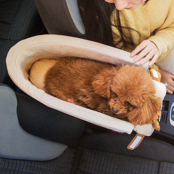 Portable Travel Basket for Small Dogs - TravelBuddy-Beige-State of Style