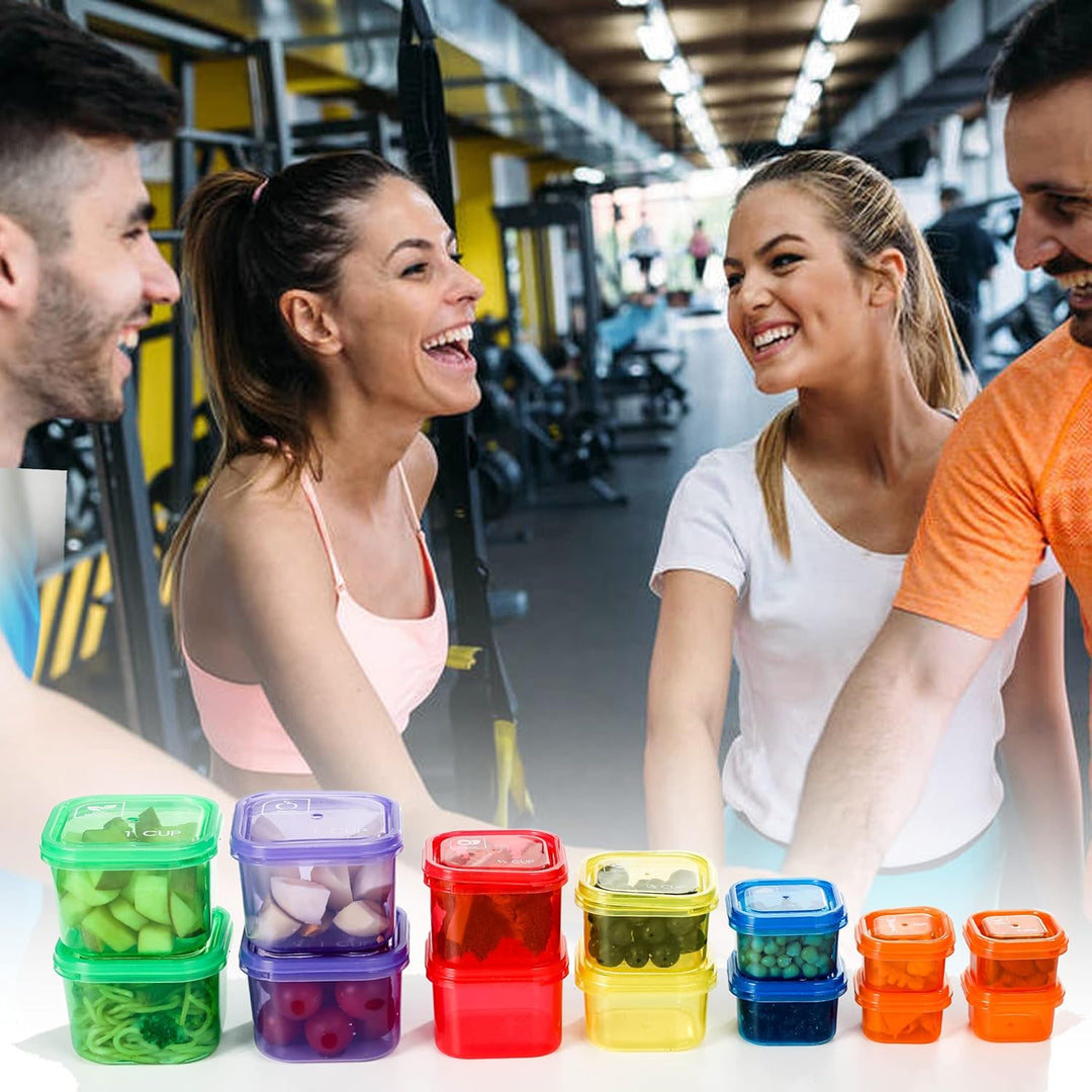 Portion Control Containers (14-Piece Set) - 21 Day Fix for Weight Loss-State of Style
