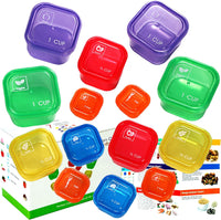 Portion Control Containers (14-Piece Set) - 21 Day Fix for Weight Loss-State of Style