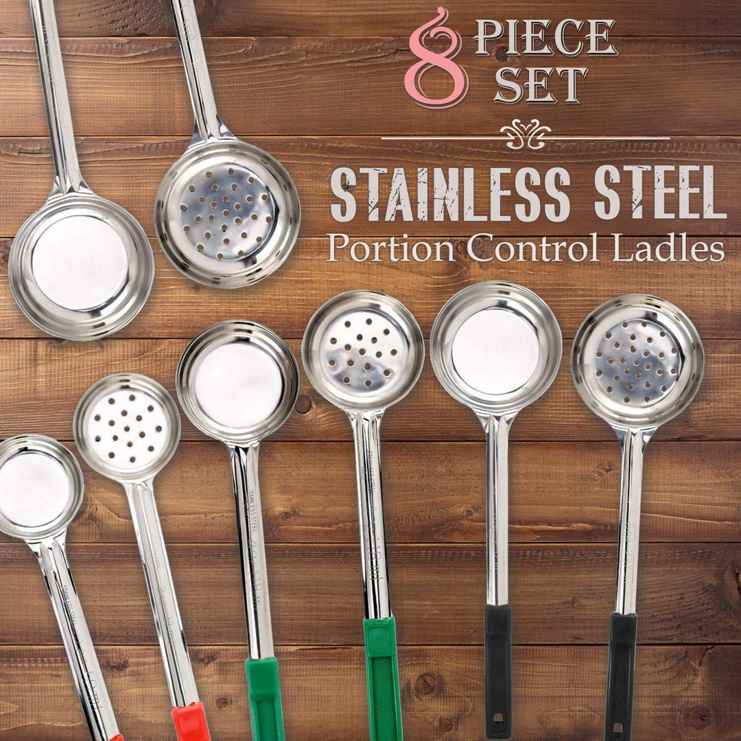 Portion Control Serving Spoons Set – 8-Piece Measuring Spoons-State of Style
