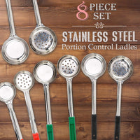 Portion Control Serving Spoons Set – 8-Piece Measuring Spoons-State of Style