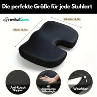 PosturePlus Orthopaedic 4D Seat Cushion-1 Cushion-Black-State of Style