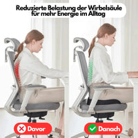 PosturePlus Orthopaedic 4D Seat Cushion-1 Cushion-Black-State of Style