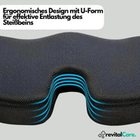 PosturePlus Orthopaedic 4D Seat Cushion-1 Cushion-Black-State of Style