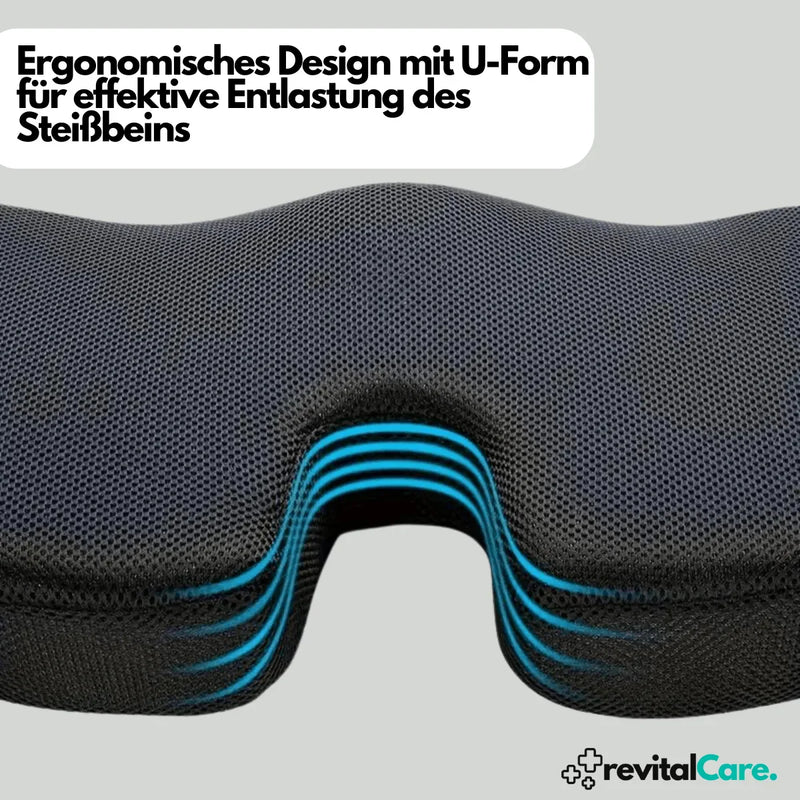 PosturePlus Orthopaedic 4D Seat Cushion-1 Cushion-Black-State of Style
