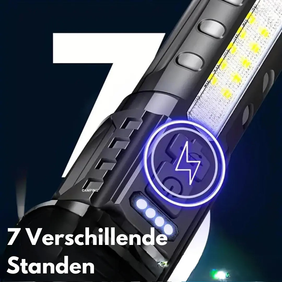 PowerBeam Military Torch with 5000 Lumens-State of Style