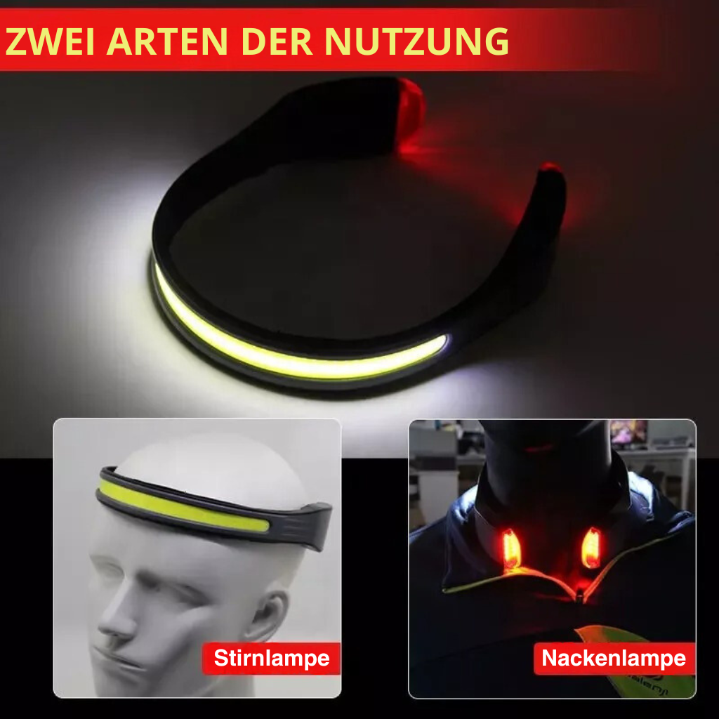 Powerful Headlamp with Wide-Beam LED - BrightBeam-State of Style