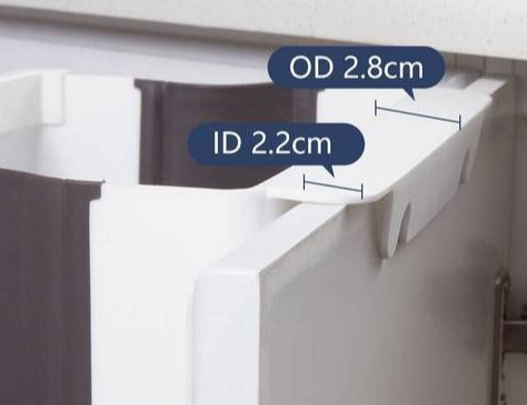 Practical Wall Waste Bin - CleanFold-White-State of Style