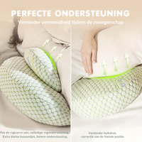 Pregnancy Pillow for Optimal Support - MamaComfort-Green-State of Style