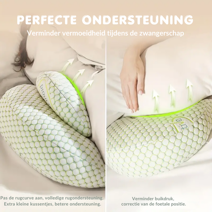 Pregnancy Pillow for Optimal Support - MamaComfort-Green-State of Style
