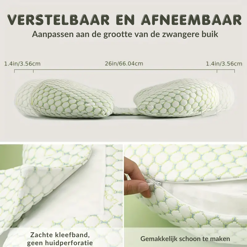 Pregnancy Pillow for Optimal Support - MamaComfort-Green-State of Style