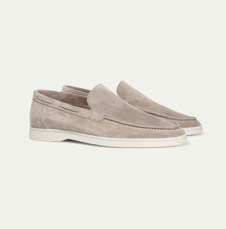 Premium Leather Loafers for Men - Ricardo-Light Beige-5-State of Style