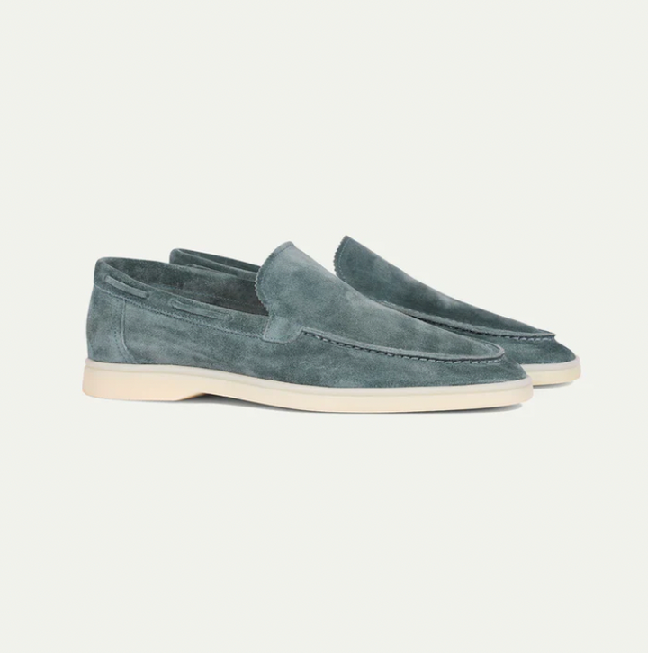 Premium Leather Loafers for Men - Ricardo-Light Turquoise-5-State of Style