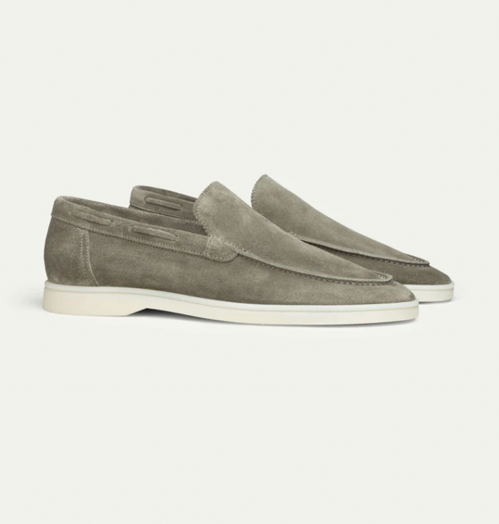 Premium Leather Loafers for Men - Ricardo-Olive Green-5-State of Style