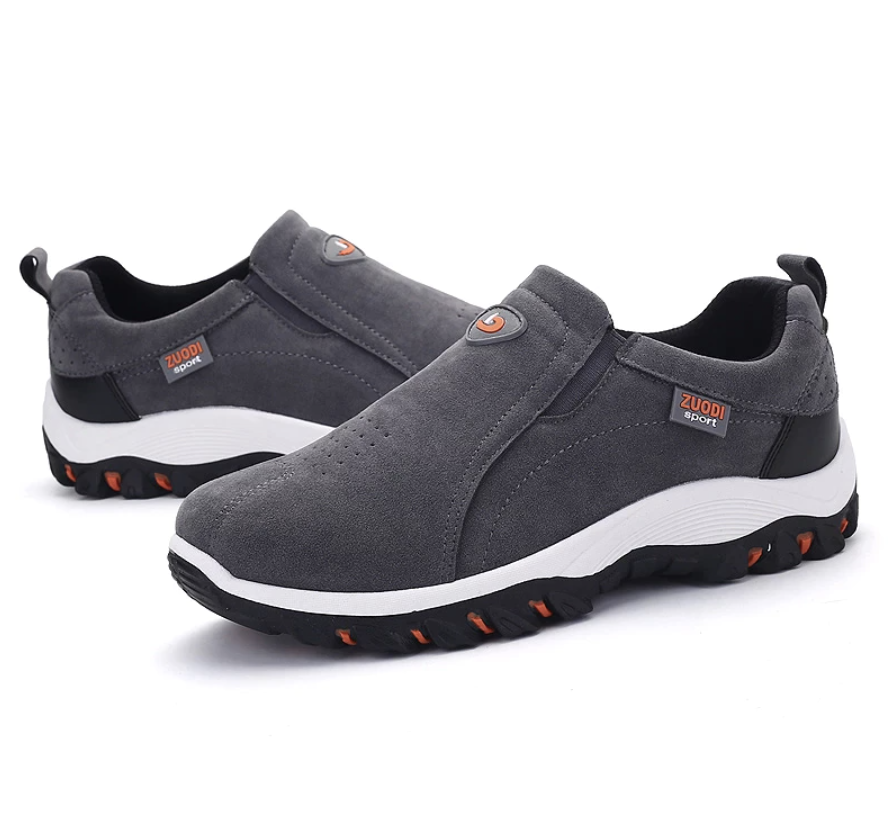 Premium Orthopedic Trekking Shoes for Men - PathMaster-Black-5-State of Style