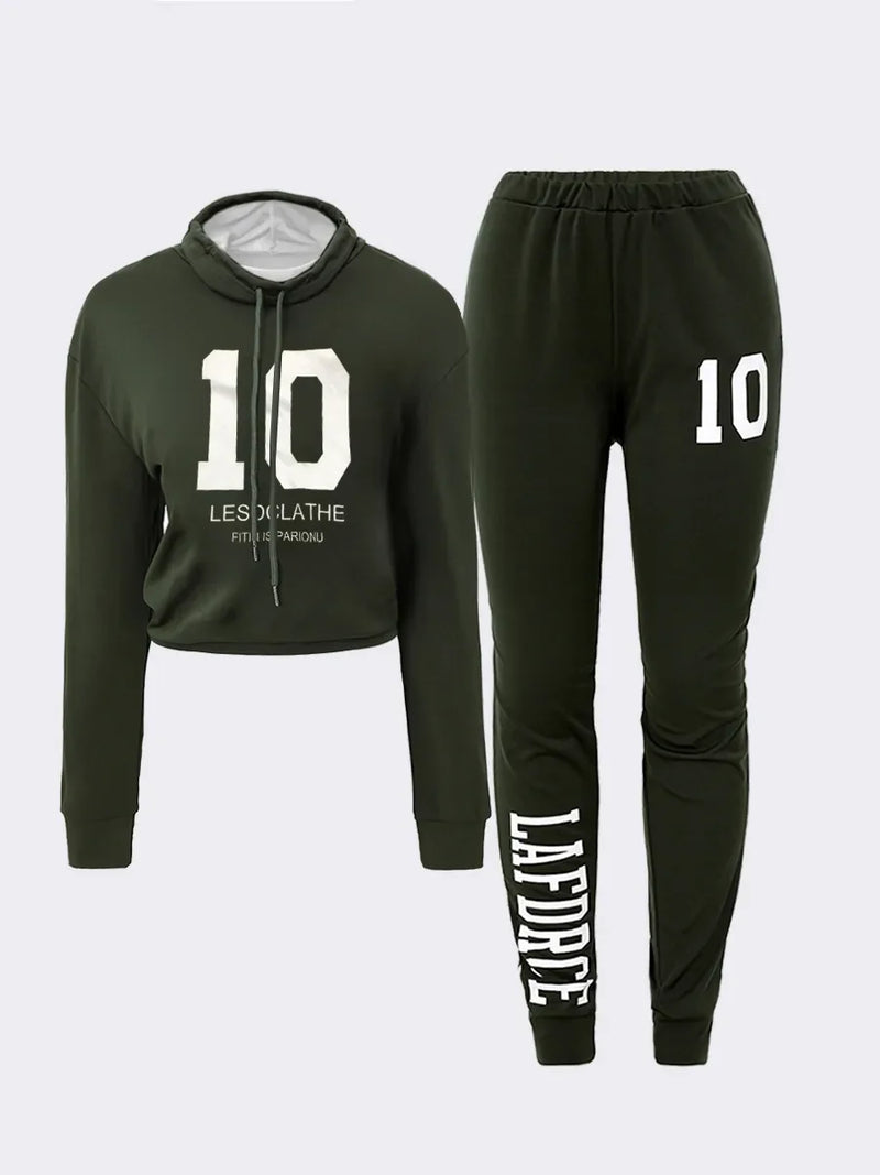 Printed Tracksuit Set in Plus Sizes-Blue-L-State of Style
