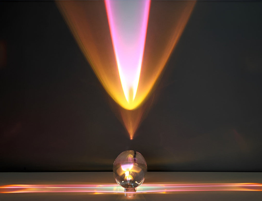 Prismatic Projector Lamp with LED – Lunara-S (Diameter 8cm x H 5cm)-State of Style
