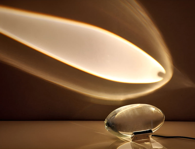 Prismatic Projector Lamp with LED – Lunara-S (Diameter 8cm x H 5cm)-State of Style