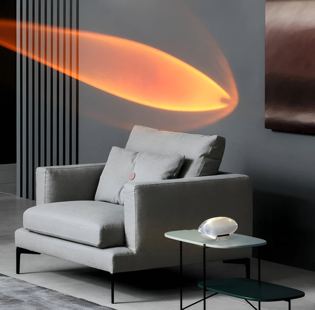 Prismatic Projector Lamp with LED – Lunara-S (Diameter 8cm x H 5cm)-State of Style