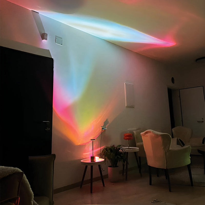 Prismatic Projector Lamp with LED – Lunara-S (Diameter 8cm x H 5cm)-State of Style