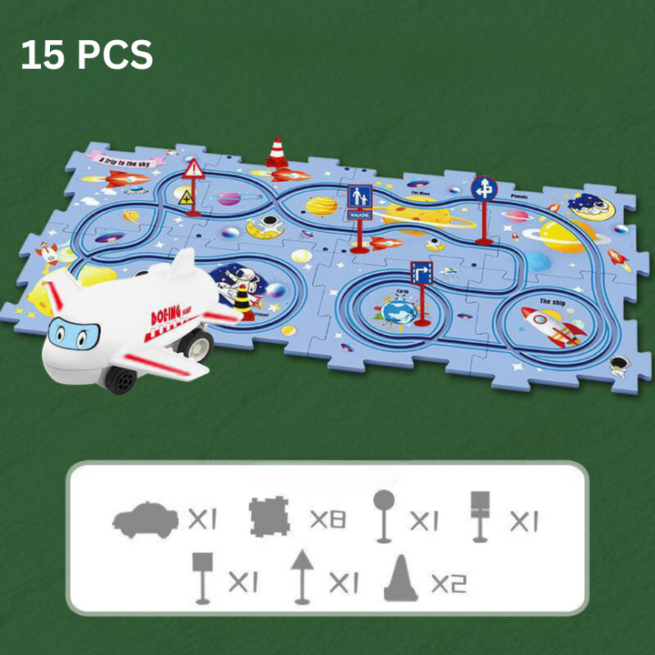 Problem-Solving Kids' Puzzle - RacePuzzle-15 Parts-Weldream-State of Style