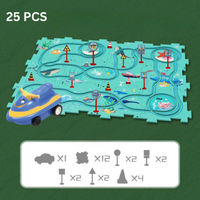 Problem-Solving Kids' Puzzle - RacePuzzle-25 Parts-Ocean-State of Style