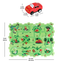 Problem-Solving Kids' Puzzle - RacePuzzle-5 Parts-Dinosaur-State of Style