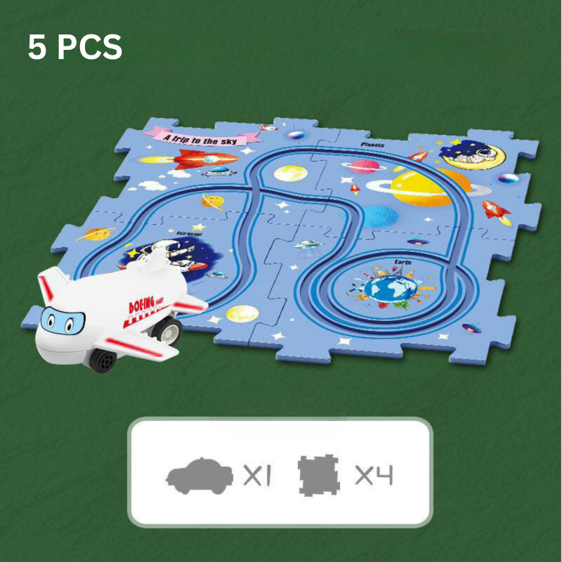 Problem-Solving Kids' Puzzle - RacePuzzle-5 Parts-Weldream-State of Style