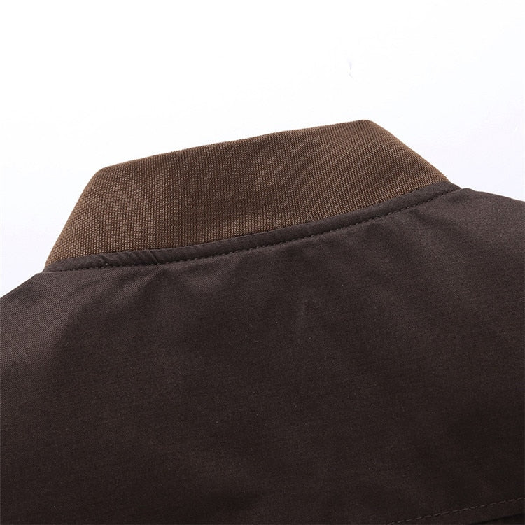Light men's bomber transition jacket in vintage look – Adrian
