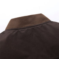 Light men's bomber transition jacket in vintage look – Adrian