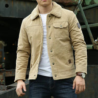 Men's Laid Outdoor Winter Jacket – Lined with Wool Lining – Danny