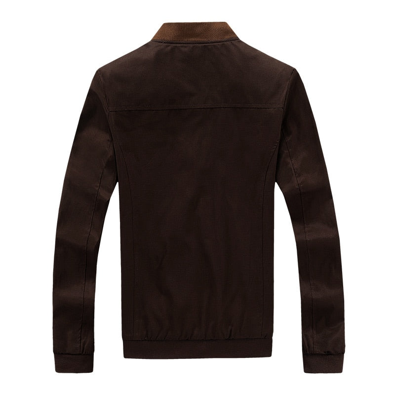 Light men's bomber transition jacket in vintage look – Adrian