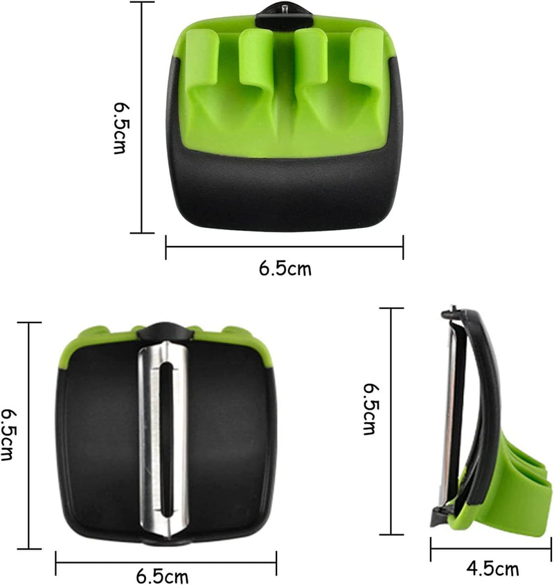 Protective Vegetable Peeler – FingerGuard-Green-State of Style