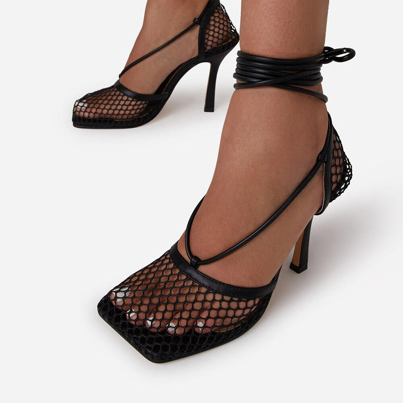 Pumps with a pointed design – Céleste-Orange-3-State of Style