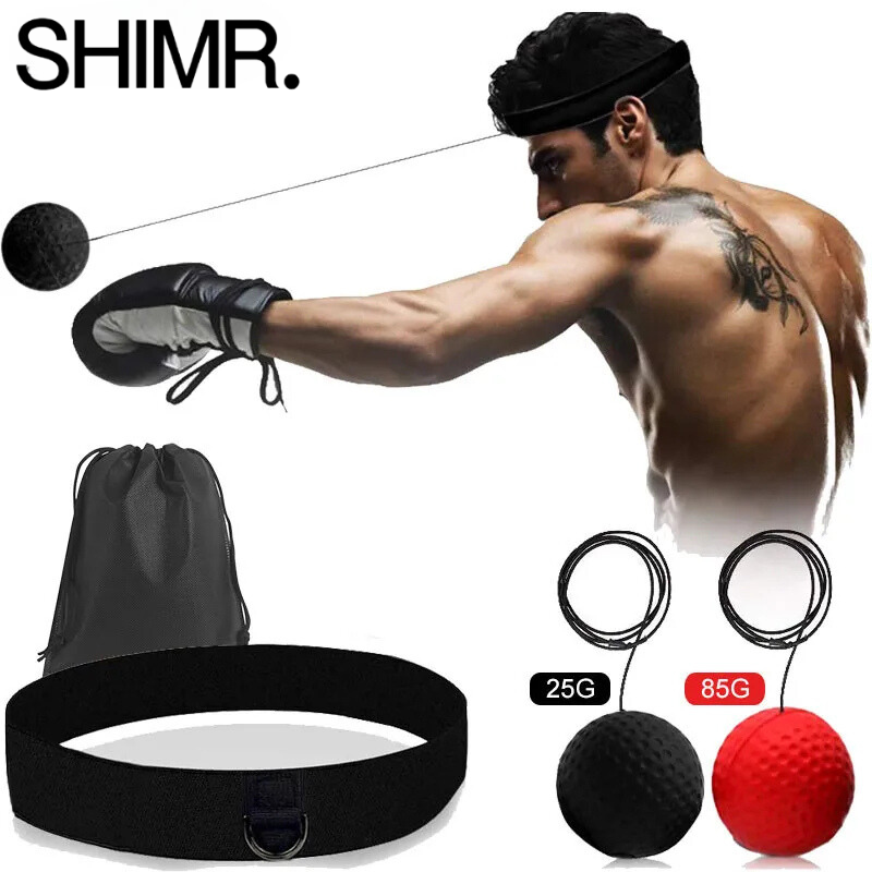 PunchPro Reflex Ball for Boxing Training-Black (Light Weight)-State of Style