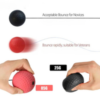 PunchPro Reflex Ball for Boxing Training-Black (Light Weight)-State of Style