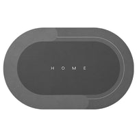 Quick-Dry, Ultra-Absorbent Bath Mat - AquaComfort-40*60 cm-Oval-Blue-State of Style